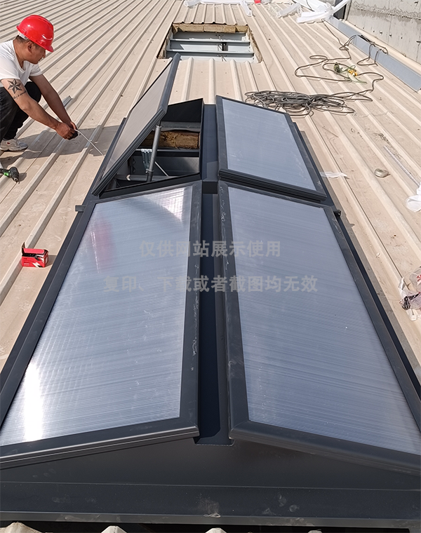 兰州王老吉生产车间泾阳排烟天窗