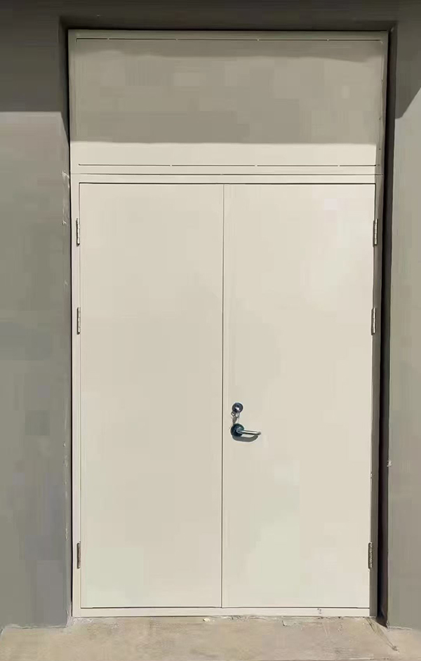 展览馆项目完成大跨度泾阳防火门安装 展览馆项目完成大跨度泾阳防火门安装